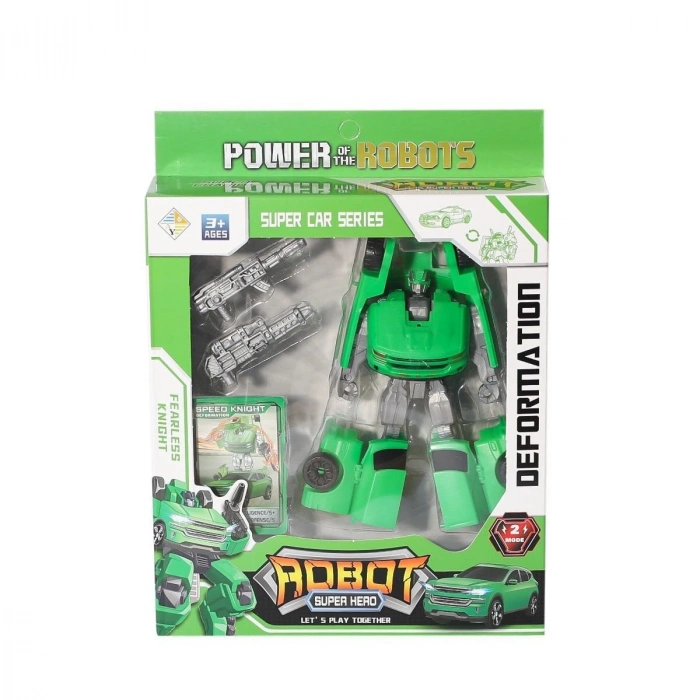 Hy-8877 Dönüşebilen Transformers Kartlı Araba