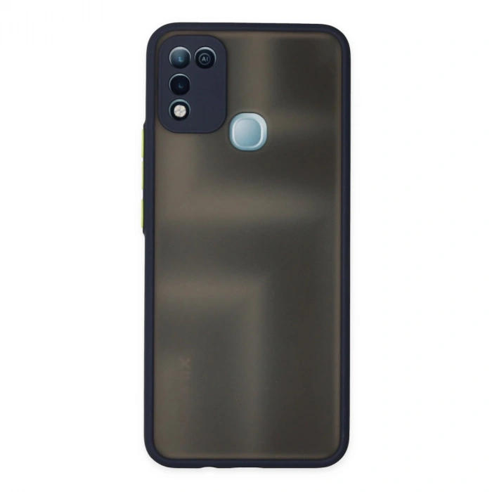 İnfinix Hot 10 Play Kılıf Montreal Silikon Kapak - Lacivert