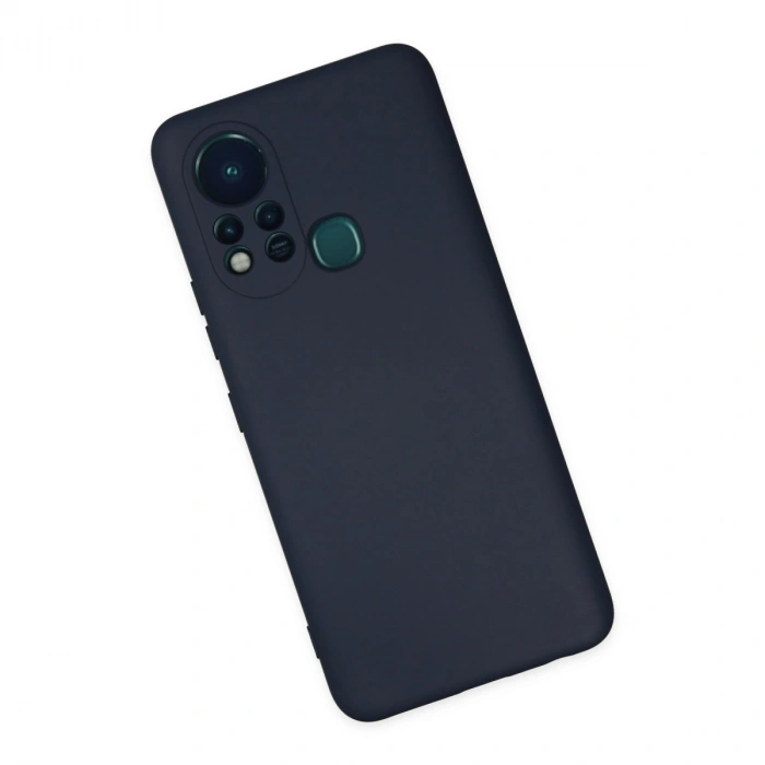 İnfinix Hot 11s Kılıf Nano İçi Kadife Silikon - Lacivert