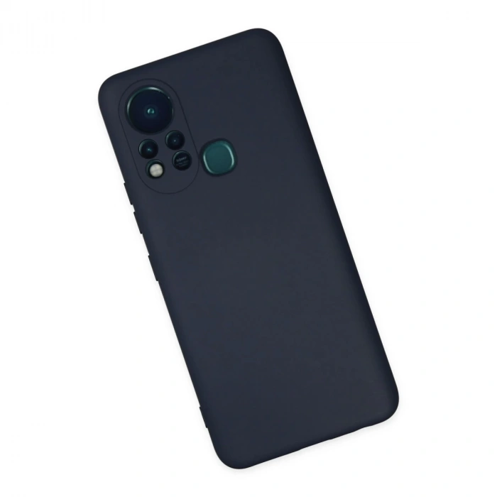 İnfinix Hot 11s Kılıf Nano İçi Kadife Silikon - Lacivert