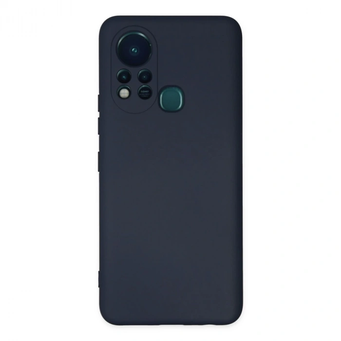 İnfinix Hot 11s Kılıf Nano İçi Kadife Silikon - Lacivert