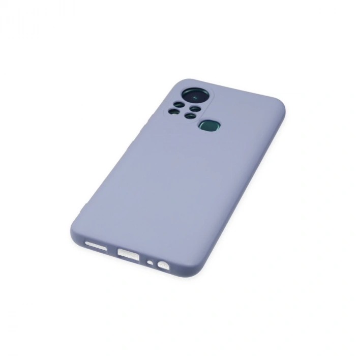 İnfinix Hot 11s Kılıf Nano İçi Kadife Silikon - Lila