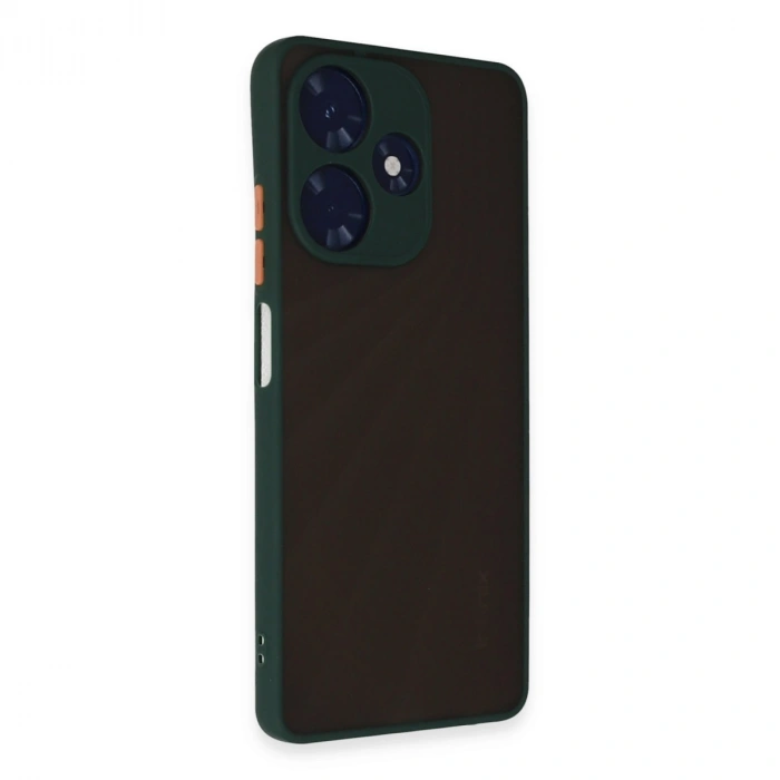 İnfinix Hot 30 4g Kılıf Montreal Silikon Kapak - Yeşil