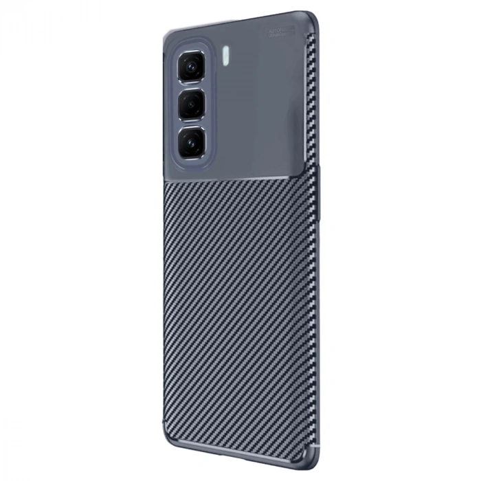 İnfinix Hot 50 Pro Plus 4g Auto Focus Karbon Kapak - Lacivert