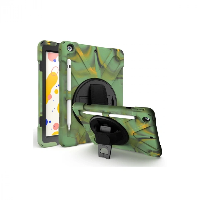 İpad 5 Air 9.7 Kılıf Amazing Tablet Kapak - Kamuflaj