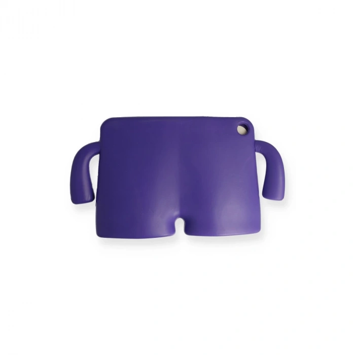 İpad 5 Air 9.7 Kılıf Karakter Tablet Silikon - Mor