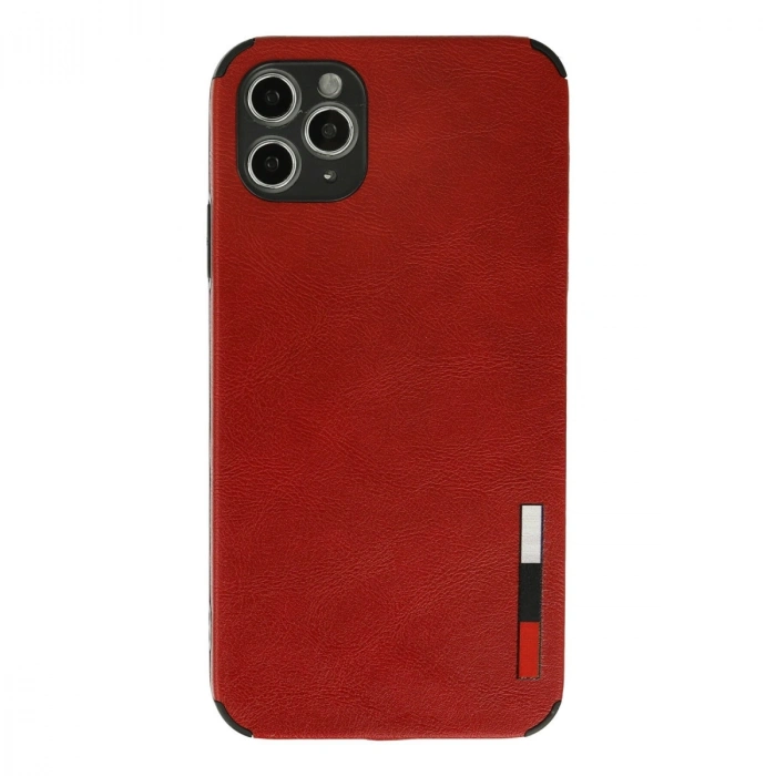İphone 11 Pro Kılıf Loop Deri Silikon - Kırmızı