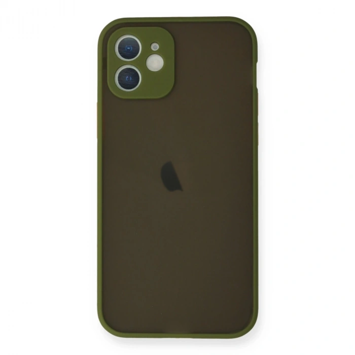 İphone 12 Mini Kılıf Montreal Silikon Kapak - Açık Yeşil