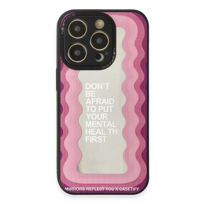 İphone 12 Pro Kılıf Mirror Desenli Kapak - Mirror - 11