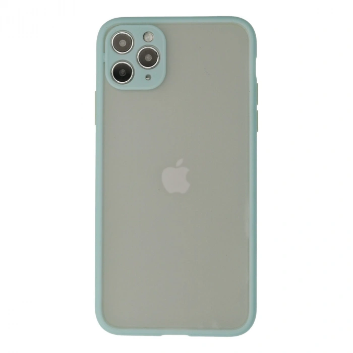 İphone 12 Pro Kılıf Montreal Silikon Kapak - Turkuaz