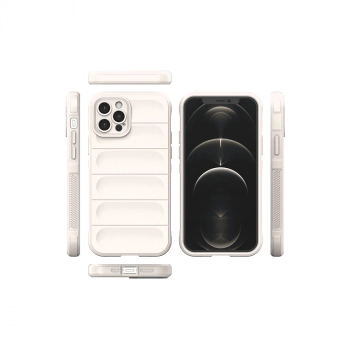 İphone 12 Pro Kılıf Optimum Silikon - Krem