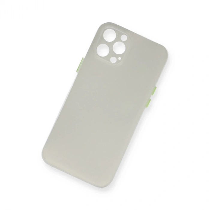 İphone 12 Pro Kılıf Pp Ultra İnce Kapak - Beyaz