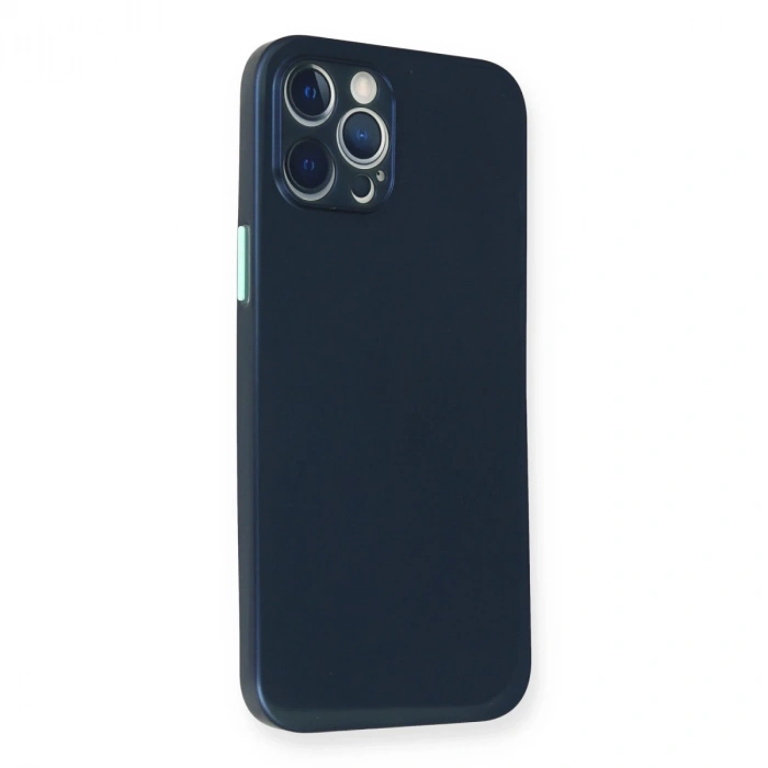İphone 12 Pro Kılıf Pp Ultra İnce Kapak - Mavi