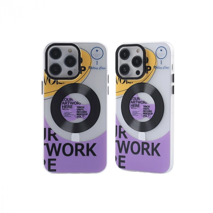 İphone 12 Pro Max Kılıf Apollo Magneticsafe Desenli Kapak - Apollo Şeffaf - 6