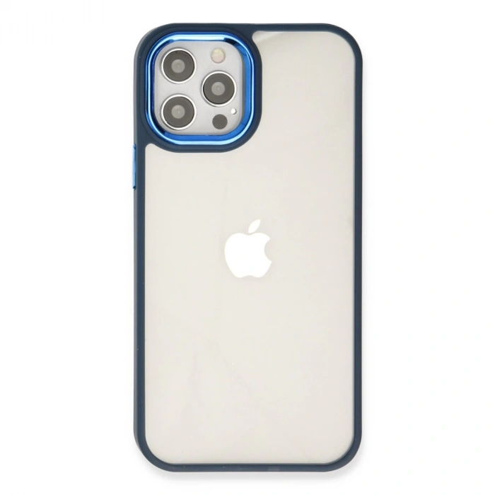 İphone 12 Pro Max Kılıf Dora Kapak - Mavi