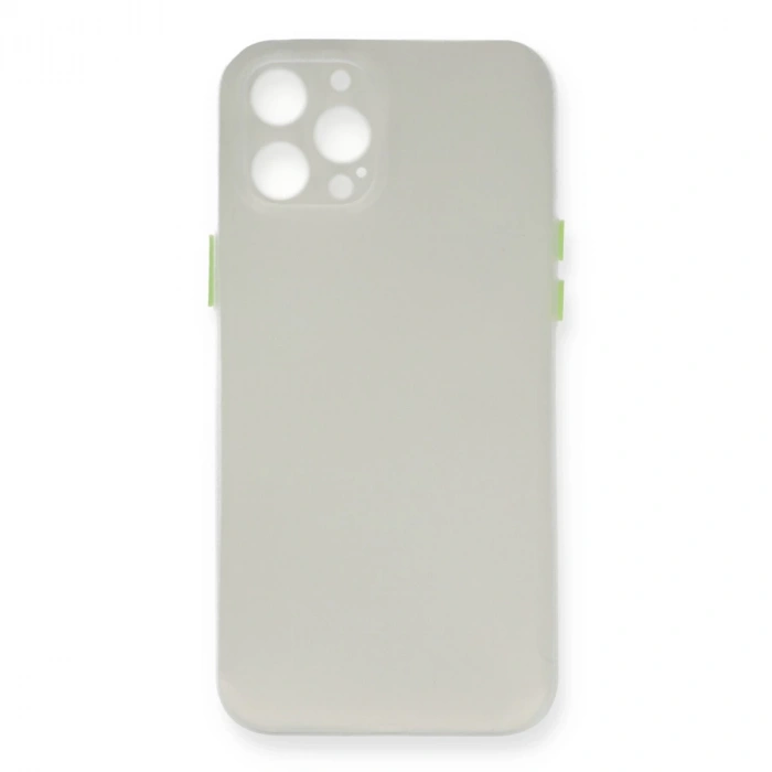 İphone 12 Pro Max Kılıf Pp Ultra İnce Kapak - Beyaz