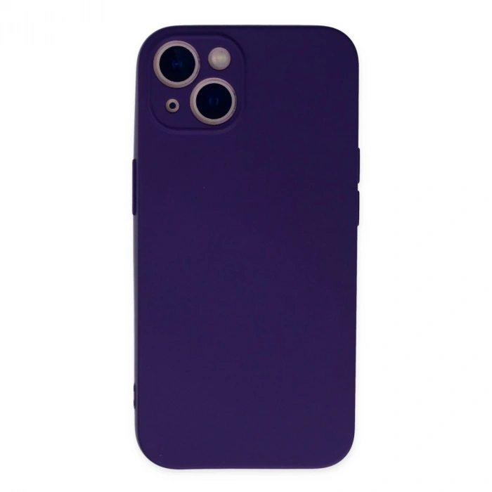 İphone 13 Mini Kılıf Nano İçi Kadife Silikon - Mor