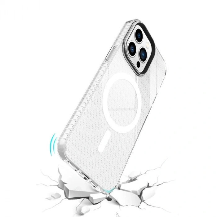 İphone 13 Pro Kılıf Beta Magneticsafe Silikon - Şeffaf