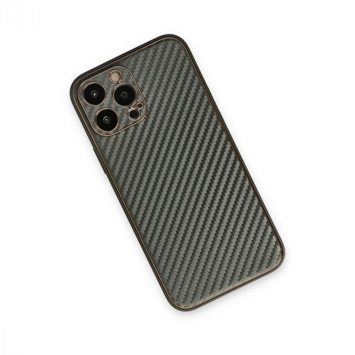 İphone 13 Pro Kılıf Coco Karbon Silikon - Füme