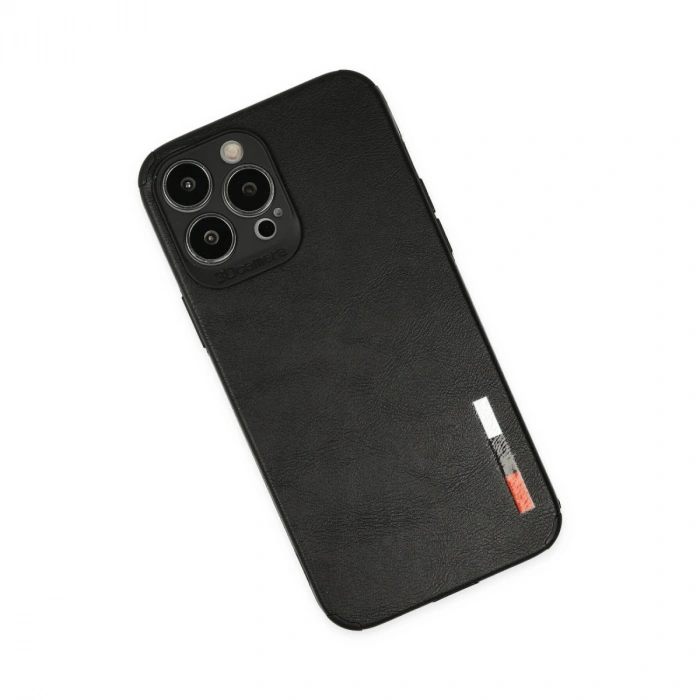 İphone 13 Pro Kılıf Loop Deri Silikon - Siyah