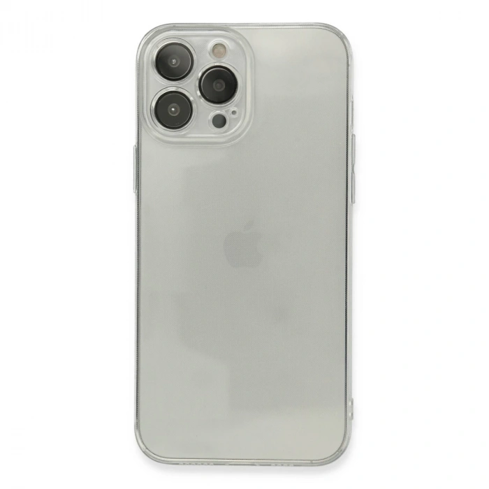 İphone 13 Pro Max Kılıf Fly Lens Silikon - Şeffaf