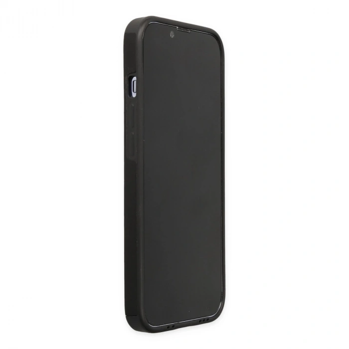 İphone 13 Pro Max Kılıf Mega Standlı Silikon - Siyah