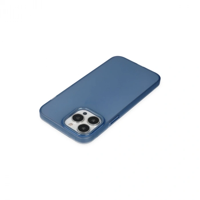 İphone 13 Pro Max Kılıf Modos Metal Kapak - Lacivert