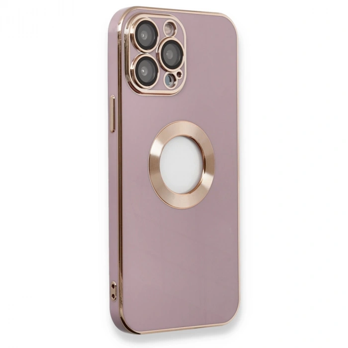 İphone 13 Pro Max Kılıf Store Silikon - Mor