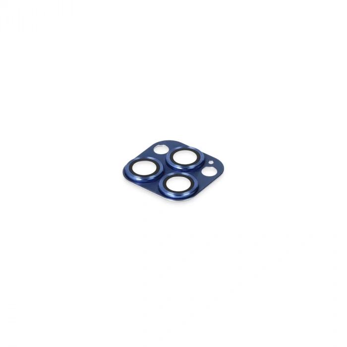 İphone 13 Pro Max Pers Alüminyum Kamera Lens - Lacivert