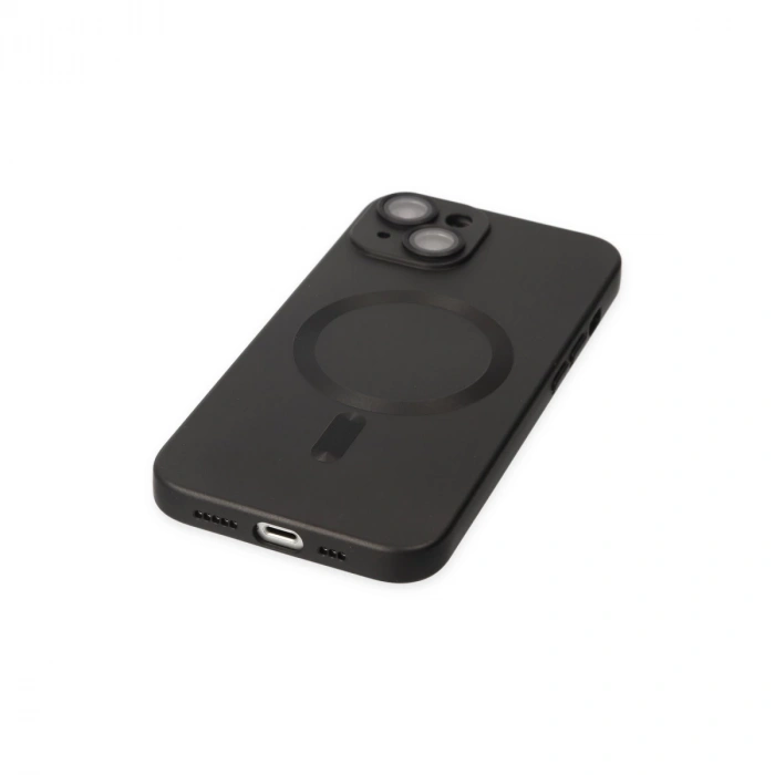 İphone 14 Plus Kılıf Moshi Lens Magneticsafe Silikon - Siyah