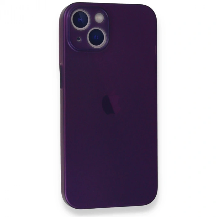 İphone 14 Plus Kılıf Pp Ultra İnce Kapak - Mor