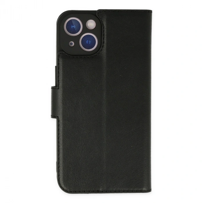 İphone 14 Plus Kılıf Trend S Plus Kapaklı Kılıf - Siyah