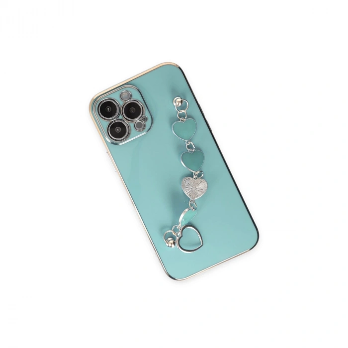 İphone 14 Pro Kılıf Esila Silikon - Su Yeşili