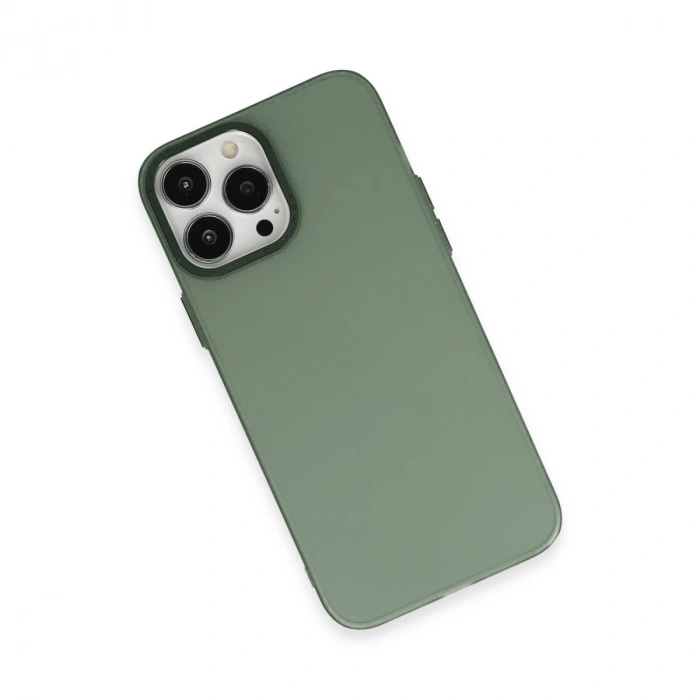 İphone 14 Pro Kılıf Modos Metal Kapak - Koyu Yeşil