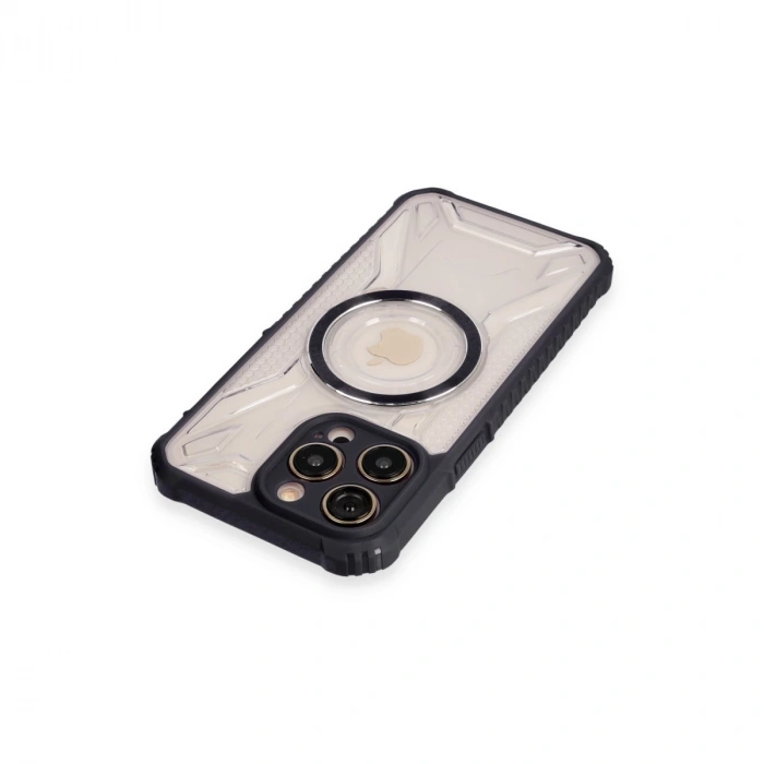 İphone 14 Pro Kılıf Prag Magneticsafe Kapak - Siyah