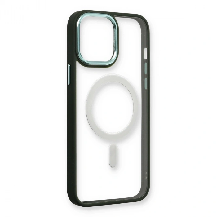 İphone 14 Pro Kılıf Room Magneticsafe Silikon - Köknar Yeşili
