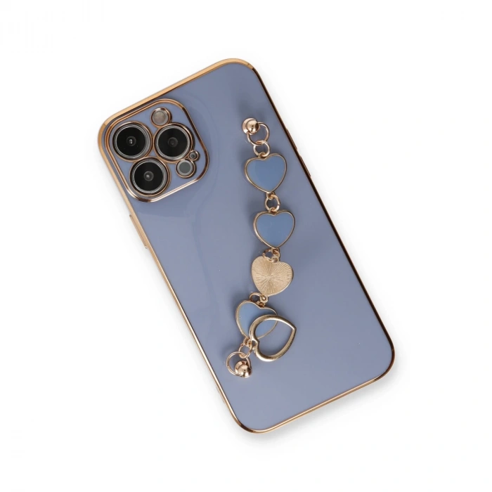 İphone 14 Pro Max Kılıf Esila Silikon - Gri