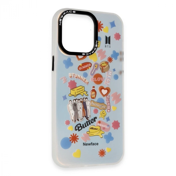 İphone 14 Pro Max Kılıf Estoril Desenli Kapak - Estoril - 16