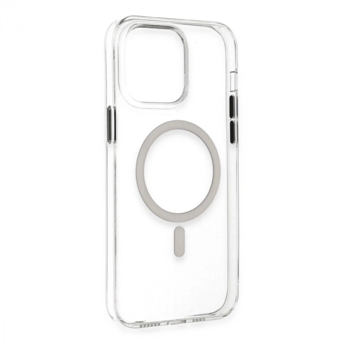 İphone 14 Pro Max Kılıf Tron Şeffaf Magsafe Kapak - Şeffaf