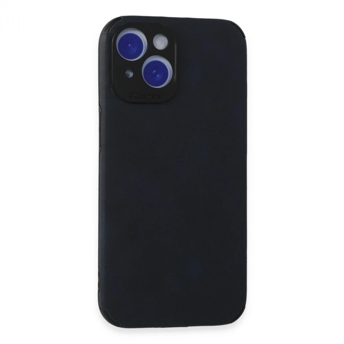 İphone 15 Kılıf Loop Deri Silikon - Lacivert