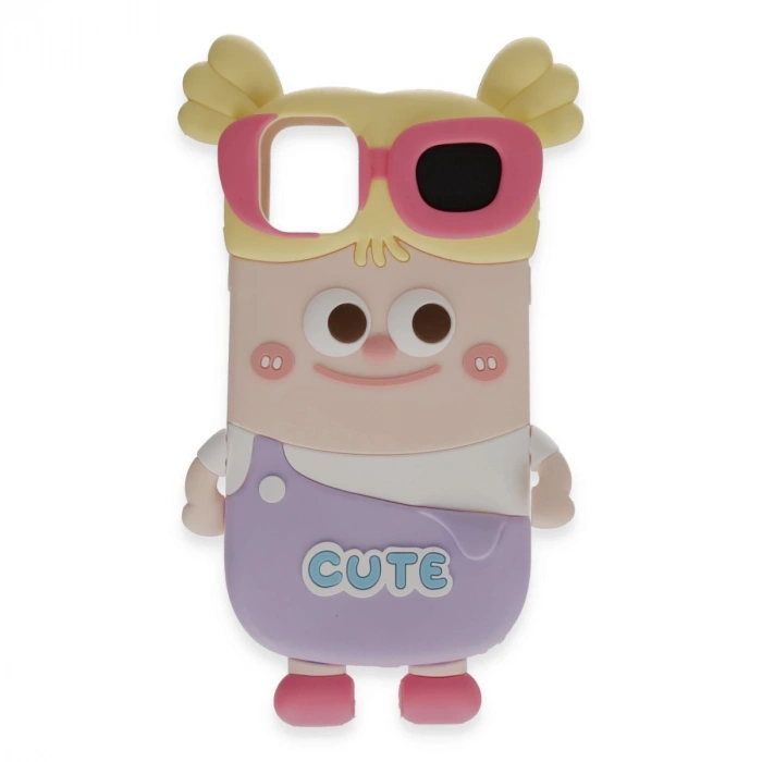 İphone 15 Kılıf Poky Karakter Silikon Kapak - Desen 8