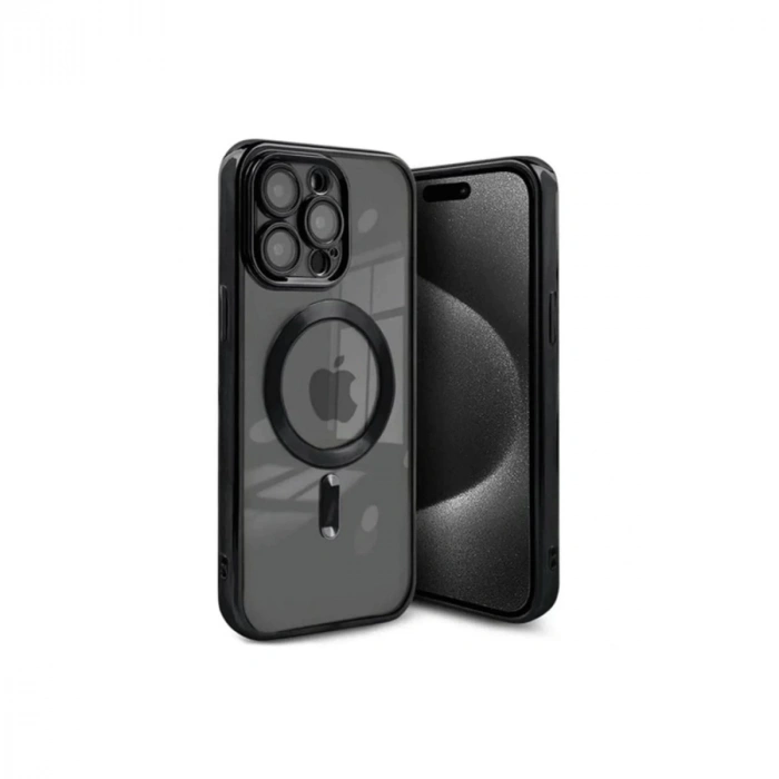 İphone 15 Pro Kılıf Kross Magneticsafe Kapak - Siyah