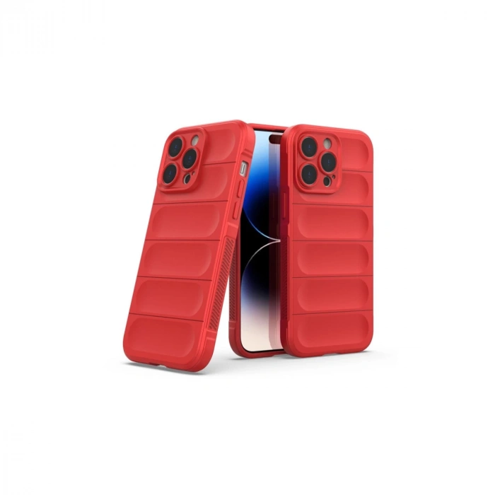 İphone 15 Pro Kılıf Optimum Silikon - Kırmızı