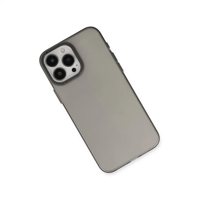 İphone 15 Pro Max Kılıf Modos Metal Kapak - Siyah