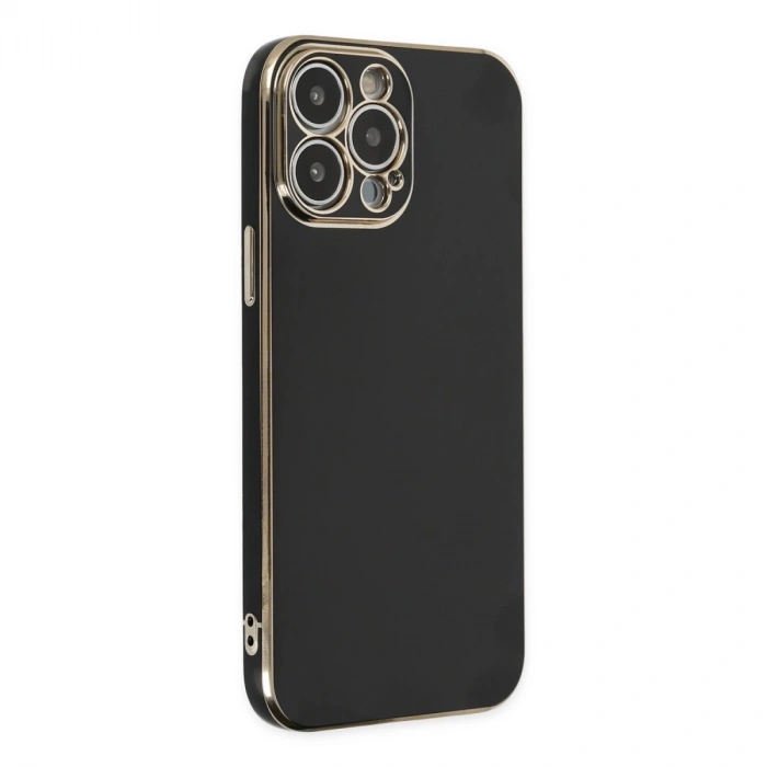 İphone 15 Pro Max Kılıf Volet Silikon - Siyah