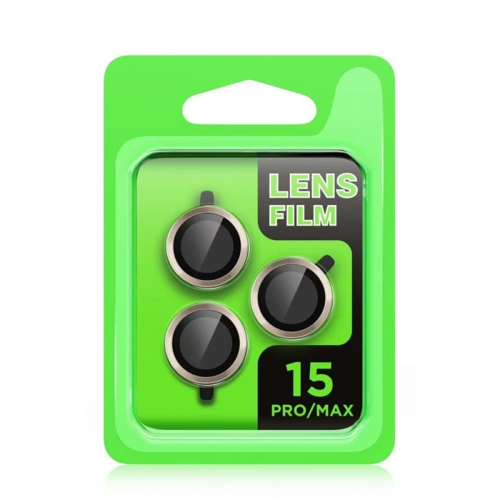 İphone 15 Pro Raze Metal Kamera Lens - Titan Gri