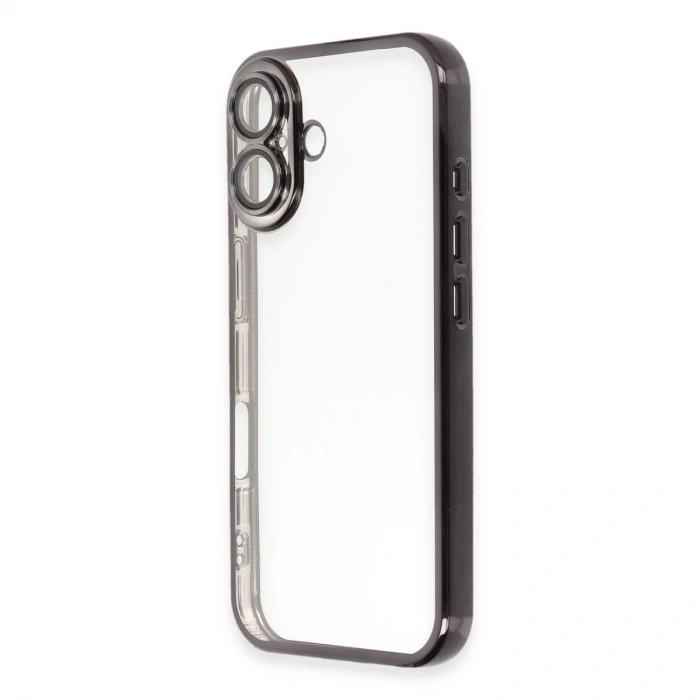 İphone 16 Kılıf Razer Lensli Silikon - Siyah