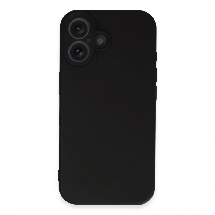 İphone 16 Plus Kılıf First Silikon - Siyah