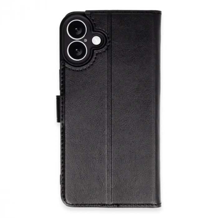 İphone 16 Plus Kılıf Trend S Plus Kapaklı Kılıf - Siyah