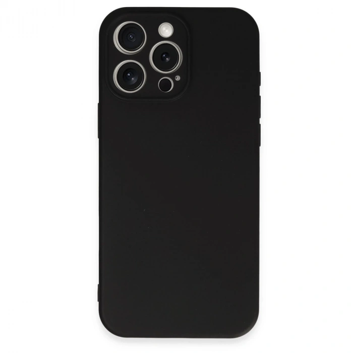 İphone 16 Pro Kılıf First Silikon - Siyah